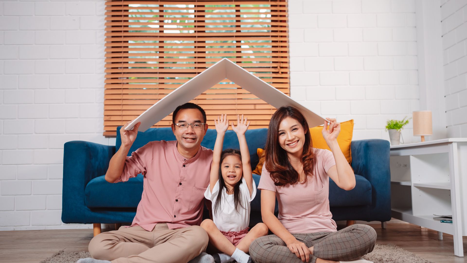 Happy family home insurance